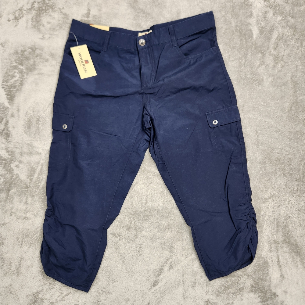 Woolrich New With Tags! Dark Blue Casual Capris Size 8